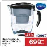 Метро Акции - Фильтр для воды BRITA ÉLEMARIS 