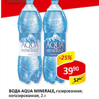 Акция - Вода Aqua Minerale