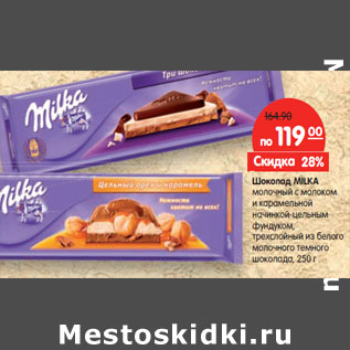 Акция - Шоколад MILKA