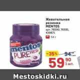 Метро Акции - Жевательная резинка MENTOS 