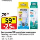Магазин:Да!,Скидка:Светодиодная (LED) энергосберегающая лампа Smartbuy