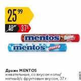 Карусель Акции - Драже MENTOS 