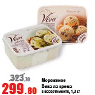 Акция - Мороженое Вива ла крема