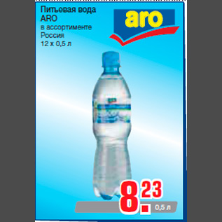 Акция - Питьевая вода ARO в ассортименте Россия 12 х 0,5 л