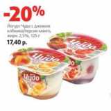 Магазин:Виктория,Скидка:Йогурт Чудо с джемом клубника/персик-манго
 2,5%