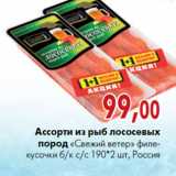 Магазин:Наш гипермаркет,Скидка:Ассорти из рыб лосоевых пород «Свежий ветер»