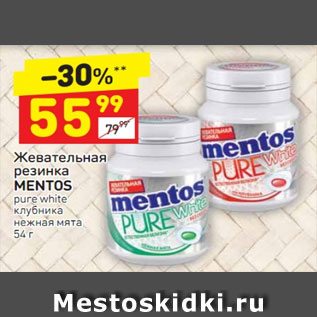 Акция - Жевательная резинка Mentos