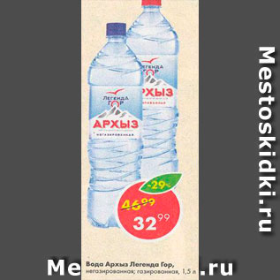 Акция - Вода Архыз