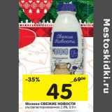 Магазин:Перекрёсток,Скидка:Молоко СВЕЖИЕ НОВОСТИ
ультрапастеризованное 2,8%