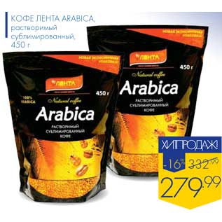 Акция - Кофе Лента Arabica