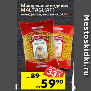 Акция - Макаронные изделия Maltagliati