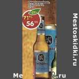 Магазин:Пятёрочка,Скидка:Пиво Lowenbrau original 5,4% 