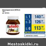 Метро Акции - Шоколадная паста NUTELLA