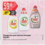Магазин:Карусель,Скидка:Средство для мытья посуды Fairy