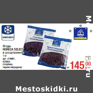 Акция - Ягоды HORECA SELECT