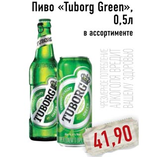 Акция - Пиво «Tuborg Green»