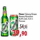 Магазин:Седьмой континент,Скидка:Пиво Tuborg Green