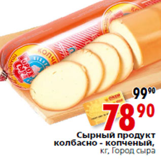 Акция - Сырный продукт Город сыра