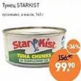 Магазин:Мираторг,Скидка:Тунец Starkist кусочками в масле 