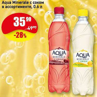Акция - Aqua Minerale с соком