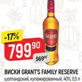 Магазин:Верный,Скидка:ВИСКИ Grant`s Family Reserve