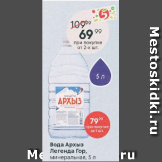 Акция - Вода Архыз Легенда Гор