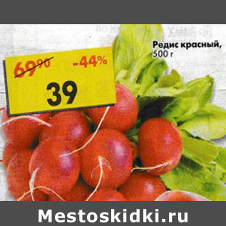 Акция - Редис красный