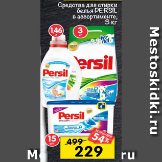 Акция - Средства для стирки белья PERSIL