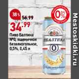 Магазин:Окей,Скидка:Пиво Балтика
№0, пшеничное
безалкогольное,
0,5%