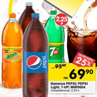 Акция - Напитки Pepsi/Pepsi Light/7-Up/Mirinda