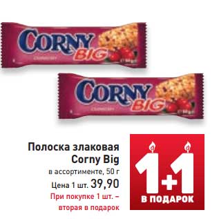 Акция - Плоска злаковая Corny Big