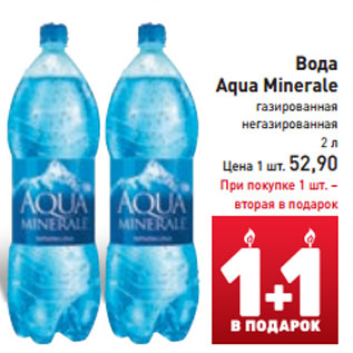 Акция - Вода Aqua Minerale