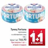 Магазин:Билла,Скидка:Тунец Fortuna 