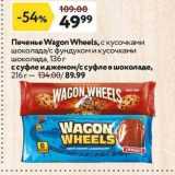 Магазин:Окей,Скидка:Печенье Wagon Wheels