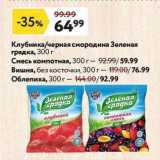 Магазин:Окей супермаркет,Скидка:Клубника/черная смородина Зеленая грядка