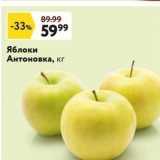 Магазин:Окей,Скидка:Яблоки Антоновка, кг