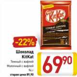 Магазин:Билла,Скидка:Шоколад Kitkat 