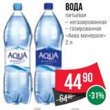 Магазин:Spar,Скидка:Вода
питьевая
– негазированная
– газированная
«Аква минерале»
2 л