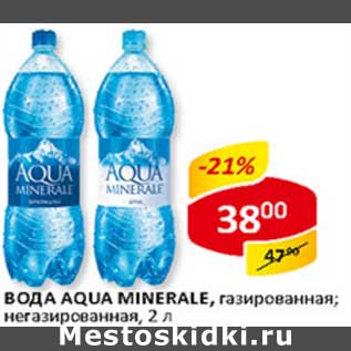 Акция - Вода Aqua Minerale