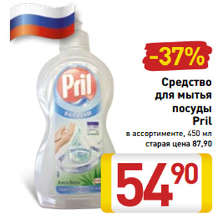 Акция - Средство для мытья посуды Pril в ассортименте, 450 мл