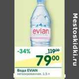 Магазин:Перекрёсток,Скидка:Вода Evian 