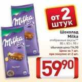 Билла Акции - Шоколад Milka 