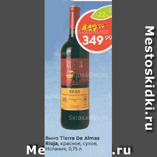 Акция - Вино Tierra de Almas