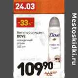 Магазин:Дикси,Скидка:Антиперспирант Dove невидимый спрей 