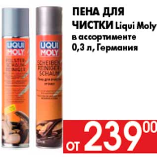 Акция - Пена для чистки Liqui Moly в ассортименте 0,3 л, Германия