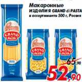 Магазин:Седьмой континент,Скидка:Макаронные
изделия GRAND di PASTA
в ассортименте 500 г, Россия