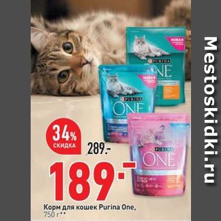 Акция - Kopm для кошек Purina One