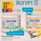 Карусель Акции - Йогурт DANONE