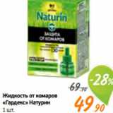 Магазин:Монетка,Скидка:Жидкость от комаров
«Гардекс» Натурин
1 шт.