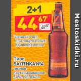 Магазин:Дикси,Скидка:Пиво Балтика